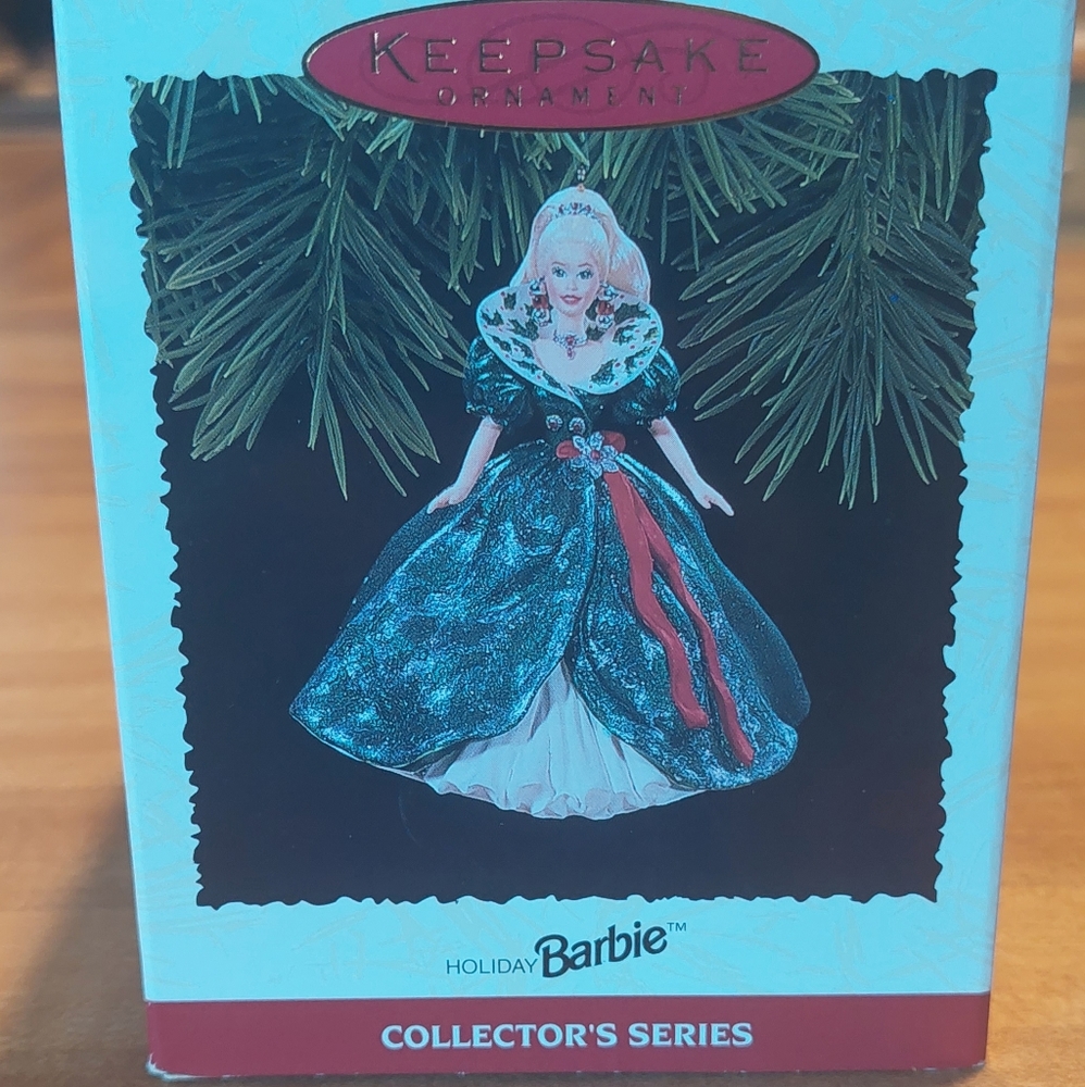 Hallmark Holiday Barbie Keepsake Ornament  Dated 1995